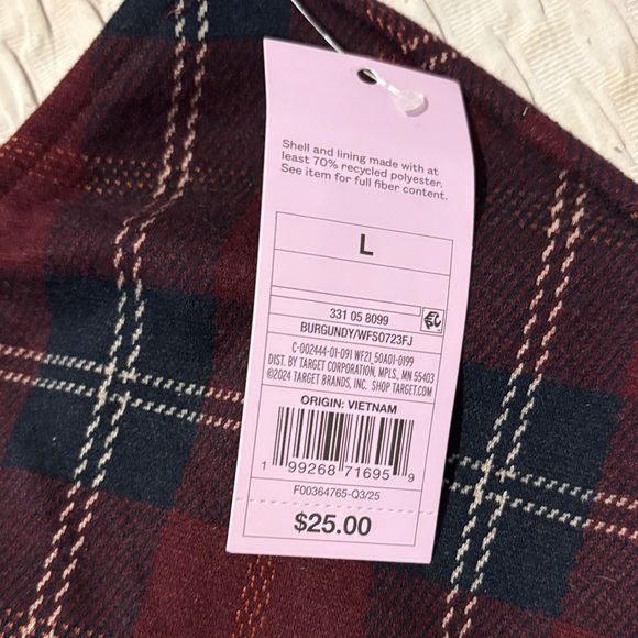 Wild Fable Tartan Mini Skirt in Red and Black - Picture 3 of 6